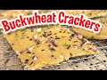 Raw No Bake Gluten Free Buckwheat Crackers Recipe