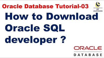 How to Download Oracle SQL developer ?|| Oracle Database Tutorial || Database Interview question