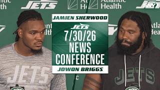 Jamien Sherwood and Jowon Briggs talk new talent and building the Jets defense