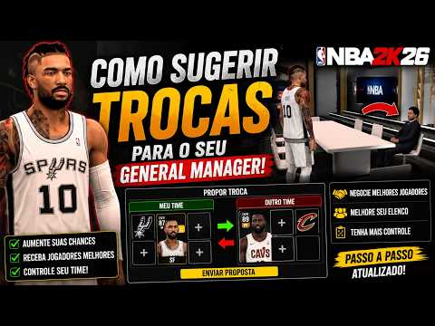 COMO PEDIR TROCAS NO NBA2K26 (mycarrer) trade
