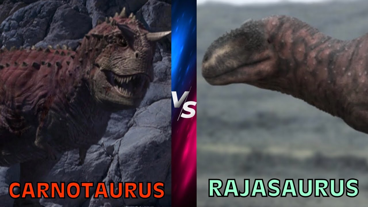 Carnotaurus vs Rajasaurus | 64 Dinosaur Tournament Fight [S1E19] - YouTube