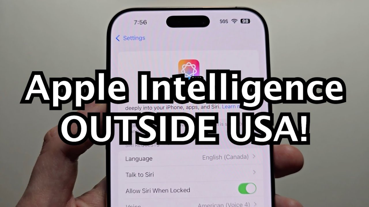 How to Get Apple Intelligence From OUTSIDE USA (iOS 18.1)! - YouTube