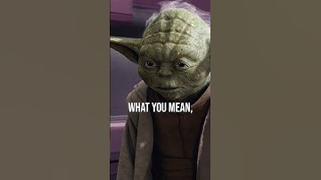 Yoda talks Normally #starwars #prequelmemes #yoda