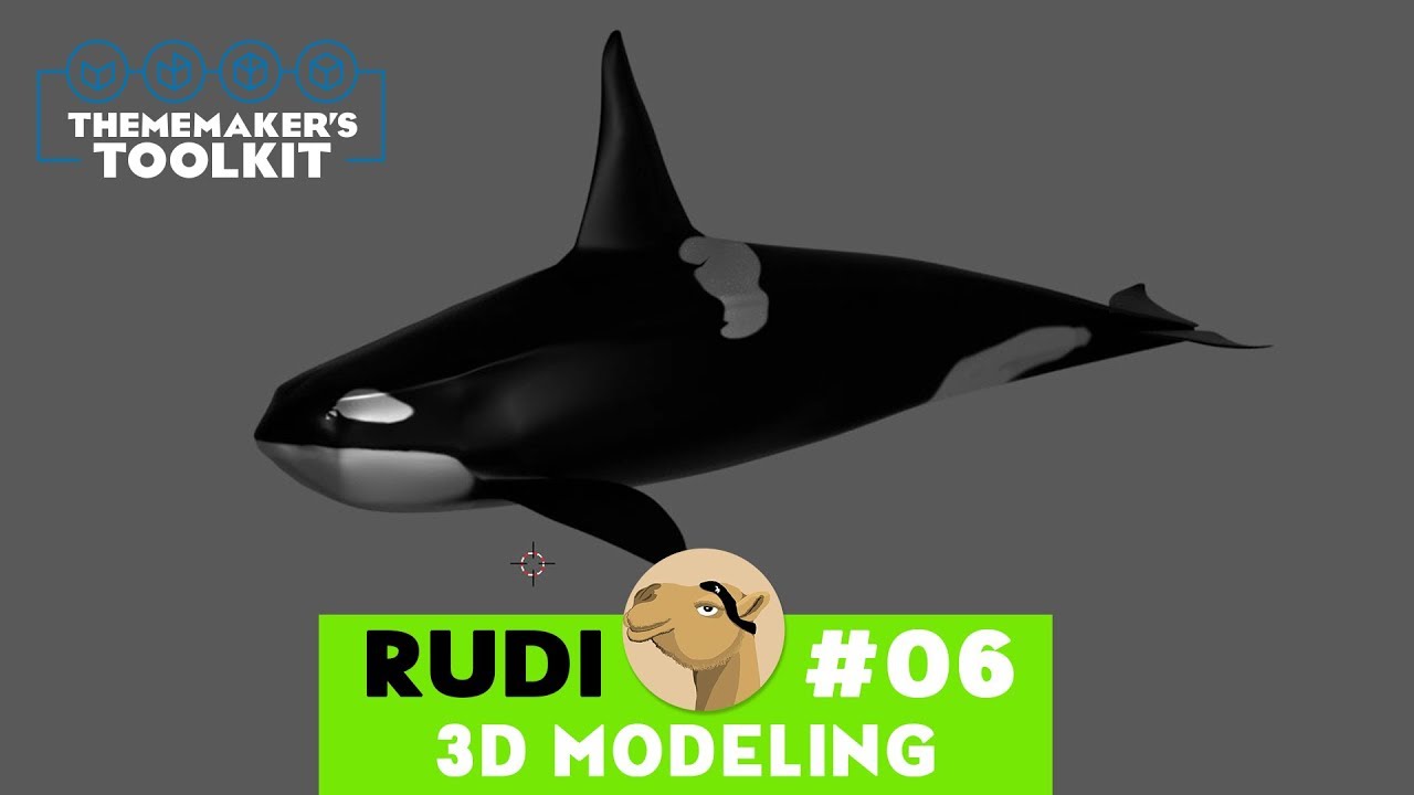 An Orca for Planet Coaster - Blender Killerwhale modeling - YouTube