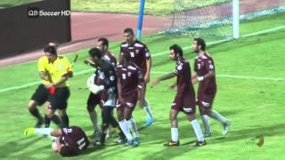 Kuwait football league crazy referee