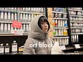 art school vlog: in my art block era 🤩