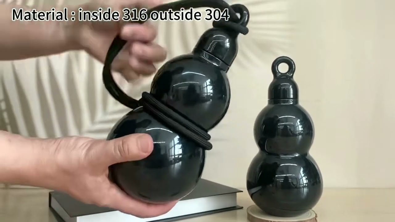 Black Myth Wukong Gourd Insulated Bottle 