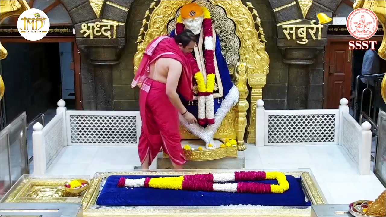 Live I Shirdi Sai Baba Samadhi Temple II Sai Baba Live Aarti Evening || Sai Bhajan
