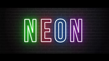 CARA MUDAH MEMBUAT NEON TEXT ANIMATION | KINEMASTER TERBARU