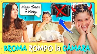 Rompo La Camara No Quiero Grabar Broma A Vicky Dejo Youtube Le Hago Llorar