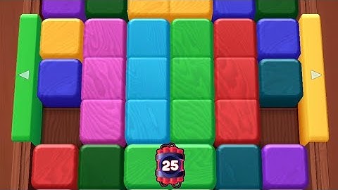 Wood Away Block Jam Level 175 Game Walkthrough Solution