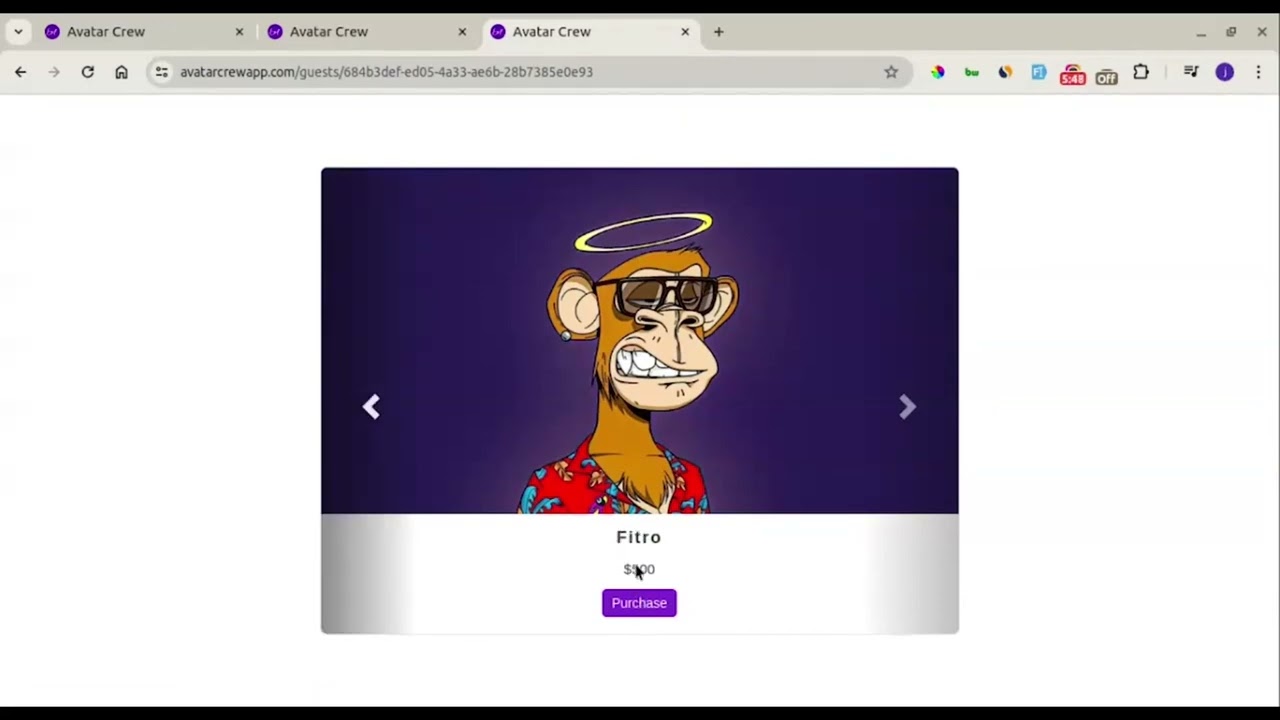 YouTube player