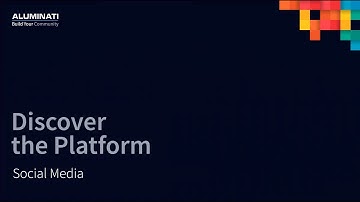 Aluminate Community Builder - Social Media