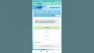 Amazon Samsung galaxy M32 Quiz Answer Today| Amazon Pay|22 June 2021