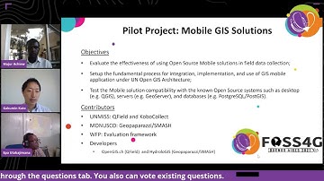 FOSS4G 2021 - UN Open GIS Initiative: Use cases of Open Mobile GIS solutions in the context UN peace