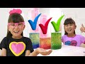 Angela and Abby Hatcher show how to do easy science experiments for kids at home The Princess Family