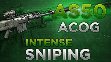 MW3: AS50 Acog Intense Sniping - NOAB #3