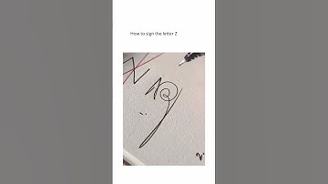 Z is a stroke of lightning shaped into elegance. #signature #tutorial #calligraphy