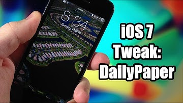 iOS 7 Jailbreak Tweak: DailyPaper - FREE