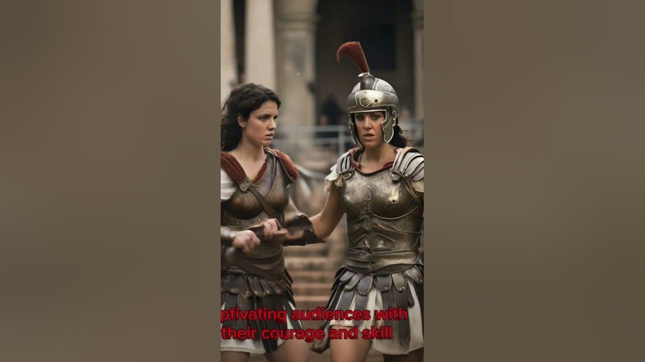 ? Rare Female Gladiators In Ancient Rome #history #rome # ...