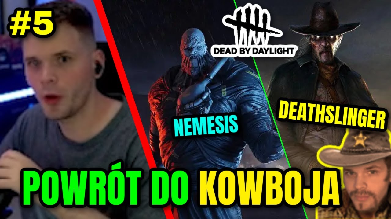 GUCIO I DEAD BY DAYLIGHT | PART 5 | NEMESIS | POWRÓT DO KOWBOJA #h2p_gucio  #gucioshoty