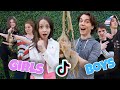 Girls vs boys making tik toks hilariously relatable