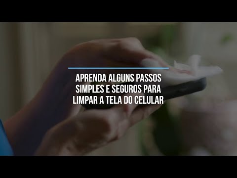 Como limpar a tela do celular sem riscá-la