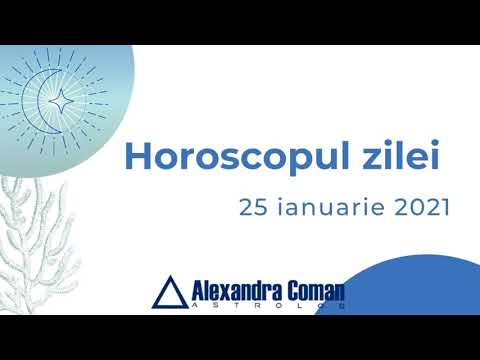 Video: Horoscop Pentru 25 Ianuarie De Walter Mercado