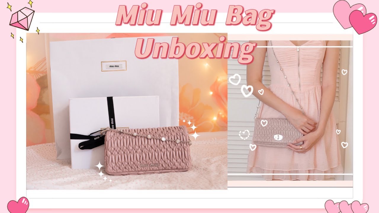 Miu Miu Bow Bag Unboxing 