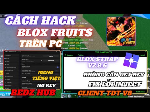 Cách Hack Blox Fruit Trên PC Bằng Client TDT Gaming V8 Mới Nhất – Không Cần Get Key, Fix Lỗi Inject