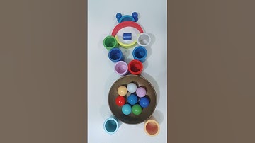 Color sorting ASMR | ASMR color sorting videos #Shorts5 #ASMR #satisfying #viral #tiktok