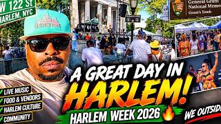 A Great Day in Harlem 2026 🔥 Harlem Week Takes Over Riverside Park! 📱