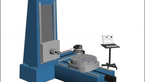 LaserTRACER de Etalon   Calibraci n de mesa giratoria en M quinas Herramienta Animaci n