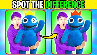 CRAZIEST SPOT THE DIFFERENCE VIDEOS EVER! (RAINBOW FRIENDS VS SONIC, AMANDA HACKS, EVIL POU, & MORE)