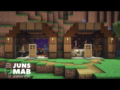 Minecraft : MOUNTAIN HOUSE TUTORIAL|How to Build in Minecraft (#136)