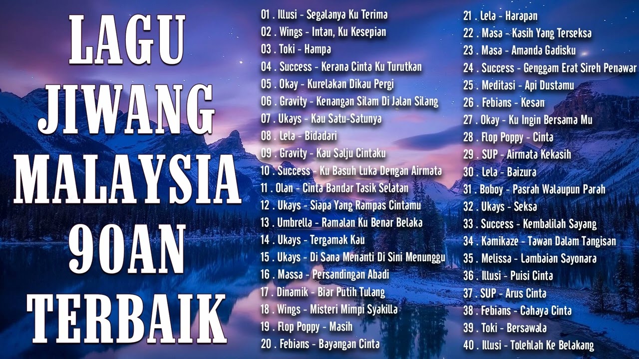 Lagu Jiwang Rock 80an dan 90an Terbaik - Lagu Slow Rock Malaysia 90an Terbaik - Rock Kapak Lama