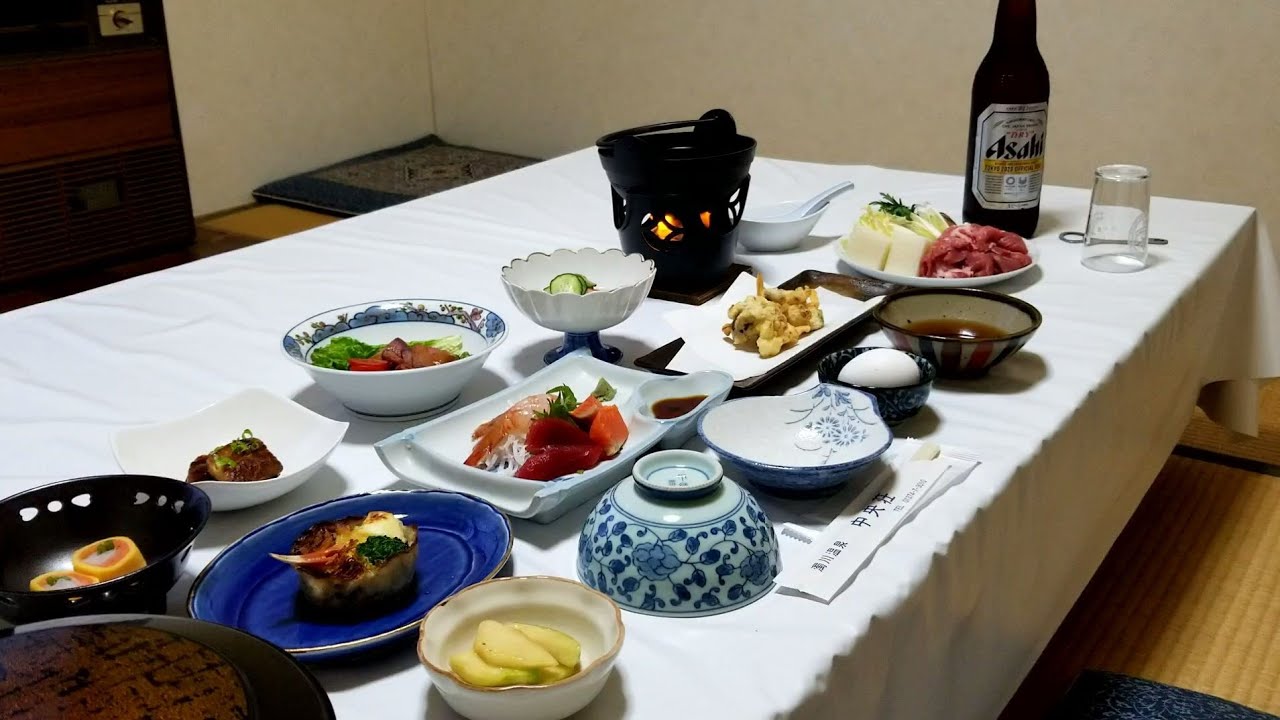 【道南、森町】濁川温泉郷一泊一人旅（一日目）～元祖森名物『いかめし』→温泉旅館『中央荘』での夕食～