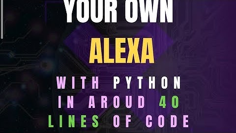Build Your Own Mini Alexa in Python | Simple Voice Assistant Tutorial