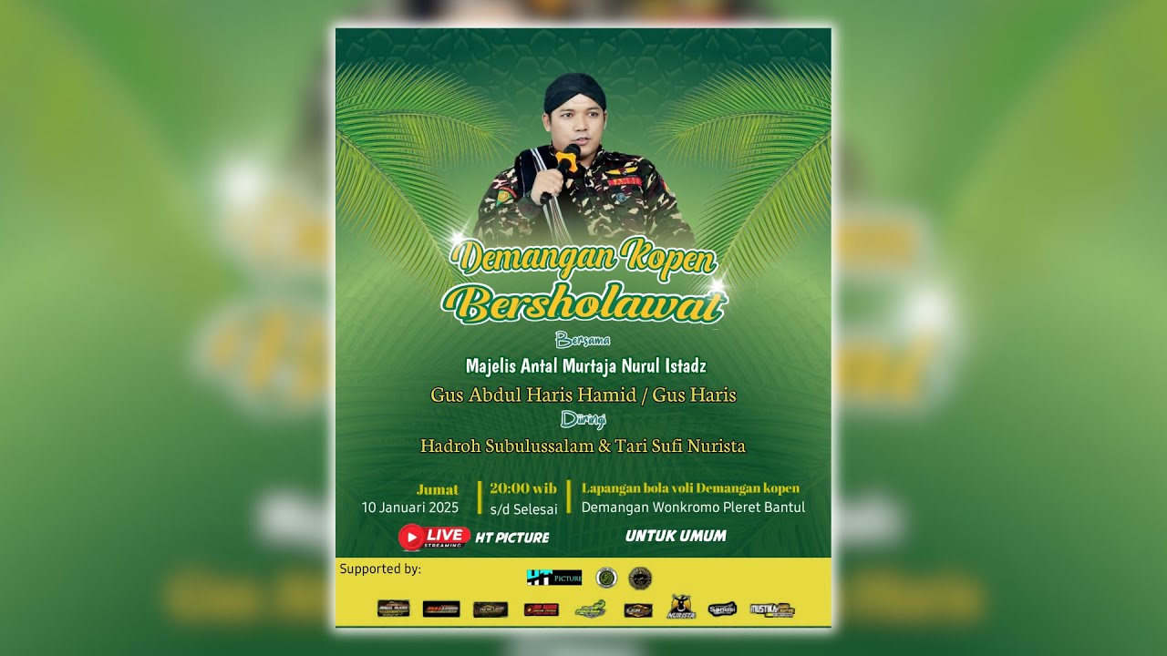 🔴 [ LIVE NOW ] DEMANGAN KOPEN  BERSHOLAWAT | ANTAL MURTAJA NURUL ISTADZ
