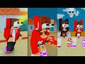 Dark JJ Team vs Red Light Green Light PT2 - MAIZEN Minecraft Animation | The Dark Twins Minecraft