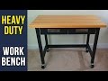 Seville Classics - UltraGraphite Wood Top Workbench on Wheels