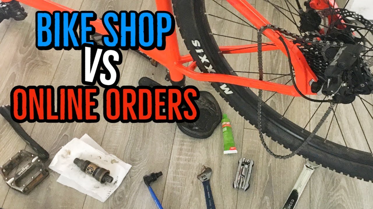 Best place to get mountain bike parts? Is it at a bikeshop or online? (mountain biking tips)