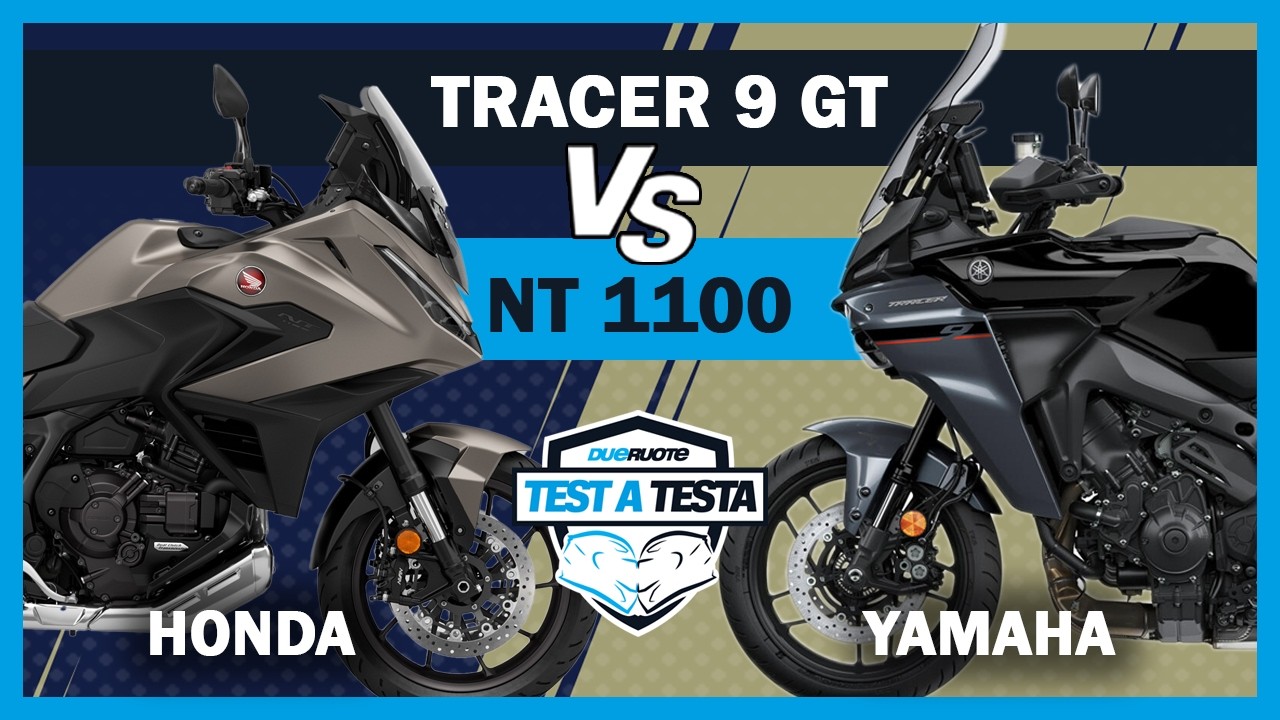 Honda NT1100 DCT ES VS Yamaha Tracer 9 GT Y-AMT: Dueruote Test a Testa #29