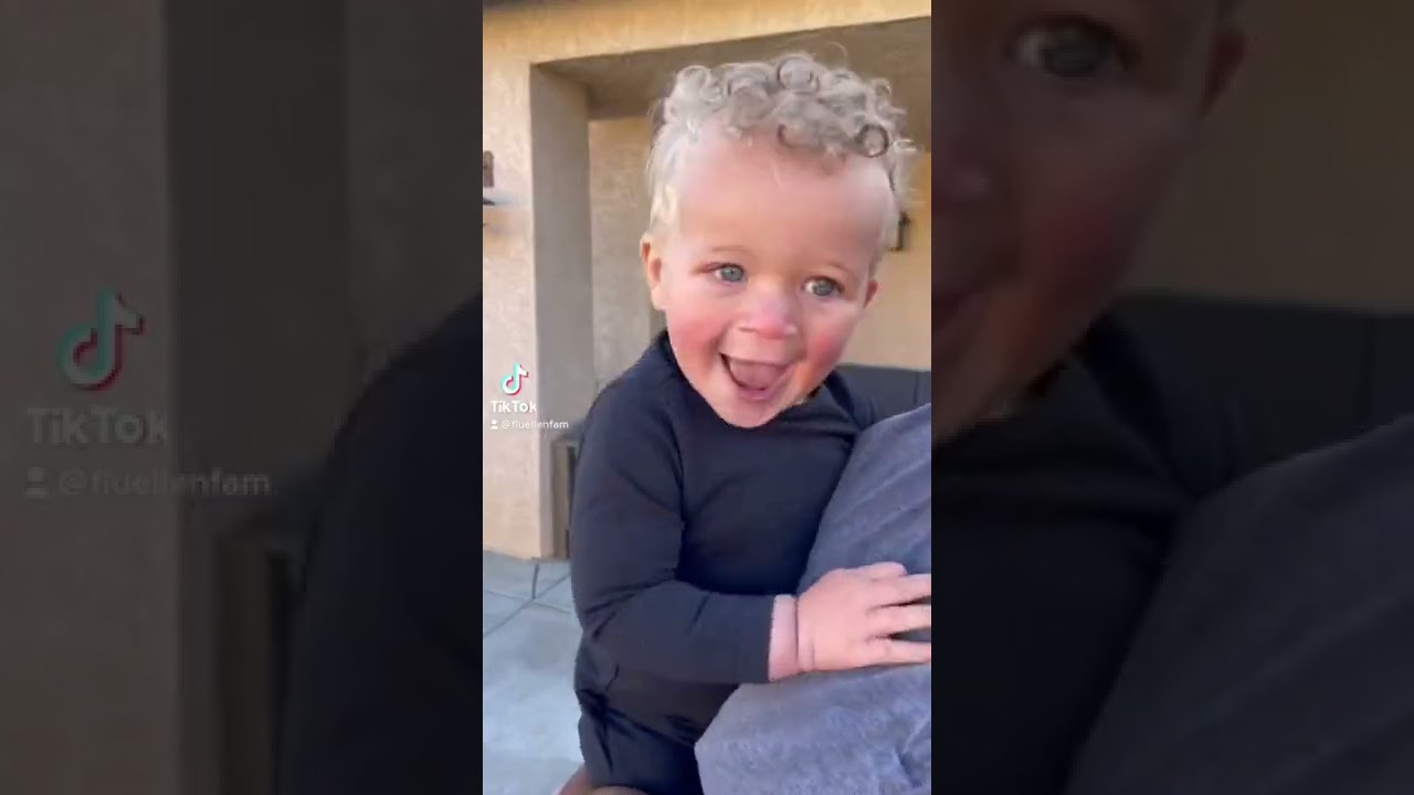 Never thought we’d have a blonde hair blue eyed babe but here we are 😆😍🧬