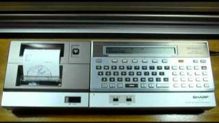 My Sharp PC-1500 printing part 2.