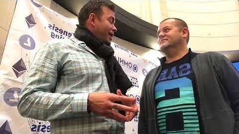Genesis Mining Head of Sales Jakov Dolic Interview w/ Ryan Conley Omnia Tech at 02 London Bitcoin