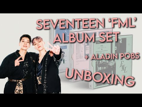 SEVENTEEN 'FML' Album Set Unboxing! (+ Aladin POBs) - YouTube
