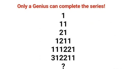 99% gezakt. Alleen een genie kan de serie voltooien! Kun jij dat? #iqtest #iq #aptitudetest #apti...