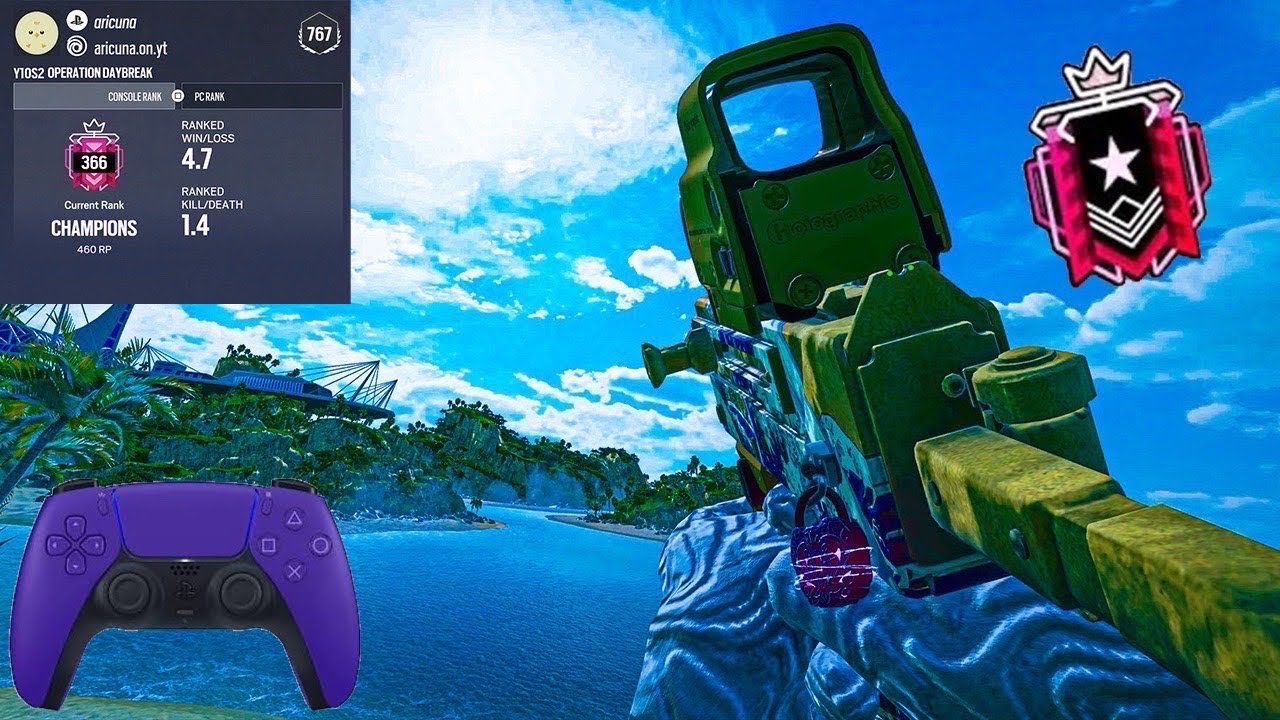 Fast Sens For R6 THE *BEST* #1 FAST SENS NO RECOIL CONTROLLER CHAMPION SETTINGS (Rainbow ...