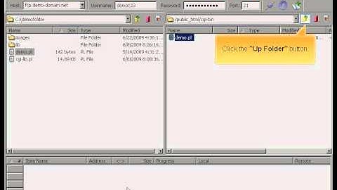 Transferring files via Cute FTP